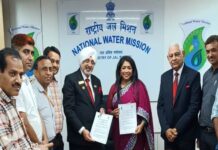 National Water Mission Inks Pact with Indian Plumbing Association To Improve Water Use Efficiency